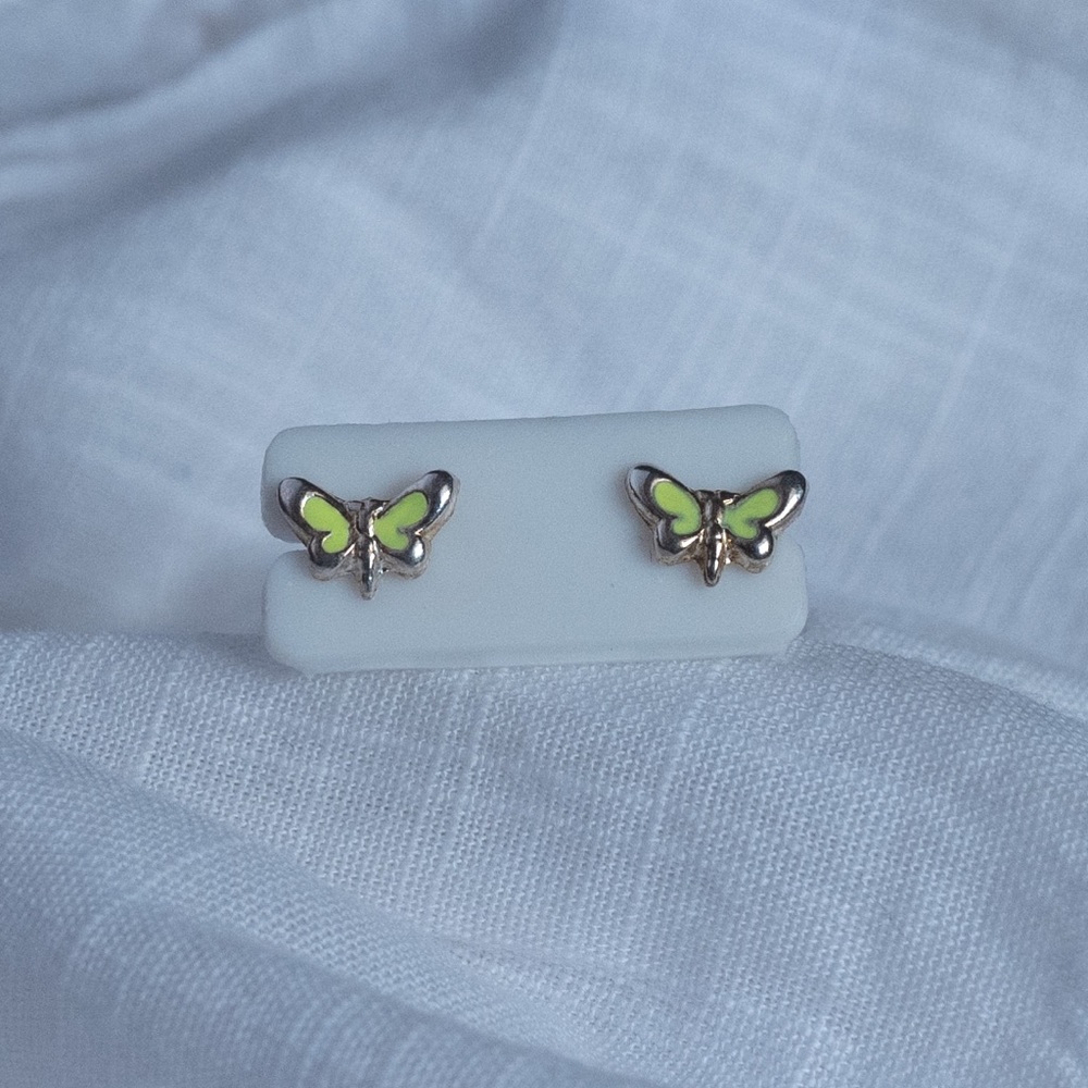 Sterling silver stud earrings